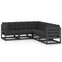 Gartenmöbelset 5-tlg. und Kissen aus massivem Kiefernholz von vidaXL, Gartensets - Ref: Foro24-3076548, Preis: 576,41 €, Raba...