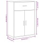 Aparadores 2 uds madera de ingeniería gris Sonoma 60x30x84 cm von , Sideboards - Ref: Foro24-3276600, Preis: 149,97 €, Rabatt: %