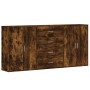 Aparadores 3 uds madera de ingeniería roble ahumado 60x31x84 cm by , Sideboards - Ref: Foro24-3276578, Price: 225,80 €, Disco...