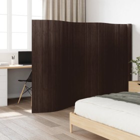 Biombo divisor de bambú marrón oscuro 165x600 cm de , Divisores de ambientes - Ref: Foro24-377009, Precio: 122,67 €, Descuent...