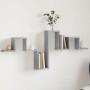 Estantería pared madera ingeniería gris hormigón 104,5x10x43 cm by , Shelves and shelves - Ref: Foro24-840726, Price: 21,84 €...