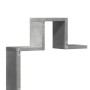 Estantería pared madera ingeniería gris hormigón 104,5x10x43 cm by , Shelves and shelves - Ref: Foro24-840726, Price: 21,84 €...
