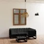 5-piece garden furniture set with solid pine wood cushions by vidaXL, Garden sets - Ref: Foro24-3076603, Price: 541,62 €, Dis...