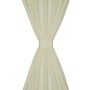 2 cortinas micro-satinadas con trabillas 140 x 245 cm von , Vorhänge und Gardinen - Ref: Foro24-130358, Preis: 32,31 €, Rabat...