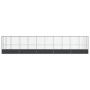 Pajarera con extensión acero color plateado 1042,5x107x212 cm von , Füße und Vogelkäfige - Ref: Foro24-3214270, Preis: 1,00 €...