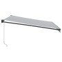 Toldo retráctil aluminio y tela gris antracita y blanco 4x3 m von , Markisen - Ref: Foro24-3216110, Preis: 244,04 €, Rabatt: %