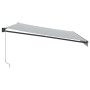 Toldo retráctil aluminio y tela gris antracita y blanco 5x3 m von , Markisen - Ref: Foro24-3216112, Preis: 307,62 €, Rabatt: %