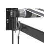 Toldo retráctil aluminio y tela antracita y blanco 3,5x2,5 m by , Awnings - Ref: Foro24-3216119, Price: 256,34 €, Discount: %