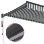 Toldo retráctil aluminio y tela antracita y blanco 3,5x2,5 m by , Awnings - Ref: Foro24-3216119, Price: 256,34 €, Discount: %