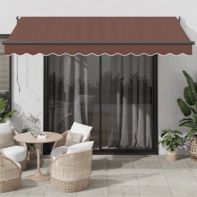 Toldo retráctil manual marrón 350x250 cm von , Markisen - Ref: Foro24-3215704, Preis: 209,06 €, Rabatt: %