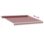 Toldo retráctil manual burdeos 400x300 cm by , Awnings - Ref: Foro24-3215295, Price: 262,82 €, Discount: %