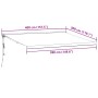 Toldo retráctil automático burdeos 400x300 cm by , Awnings - Ref: Foro24-3215325, Price: 1,00 €, Discount: %