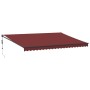 Toldo retráctil automático burdeos 500x300 cm by , Awnings - Ref: Foro24-3215312, Price: 464,87 €, Discount: %