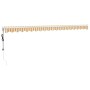 Toldo retráctil automático amarillo y blanco 5x3 m von , Markisen - Ref: Foro24-3154485, Preis: 442,24 €, Rabatt: %