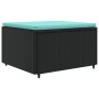 Set muebles de jardín 6 piezas y cojines ratán sintético negro by , Garden sets - Ref: Foro24-3308068, Price: 369,59 €, Disco...