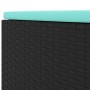 Set de muebles de jardín 8 pzas y cojines ratán sintético negro by , Garden sets - Ref: Foro24-3308236, Price: 526,24 €, Disc...