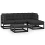 5-piece garden furniture set with solid pine wood cushions by vidaXL, Garden sets - Ref: Foro24-3076583, Price: 542,42 €, Dis...