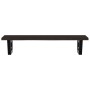 Estante de lavabo de pared de acero y madera maciza de roble von , Badezimmerwaschtische - Ref: Foro24-3302587, Preis: 71,08 ...