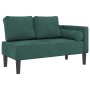 Sofá diván con cojines terciopelo verde oscuro von , Tagesbetten - Ref: Foro24-4007573, Preis: 171,54 €, Rabatt: %