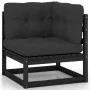 5-piece garden furniture set with solid pine wood cushions by vidaXL, Garden sets - Ref: Foro24-3076583, Price: 542,42 €, Dis...