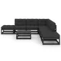 8-piece garden furniture set with solid pine wood cushions by vidaXL, Garden sets - Ref: Foro24-3076563, Price: 760,11 €, Dis...