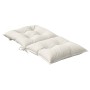 Cojines silla respaldo bajo 4 ud tela crema melange 100x50x7 cm von , Kissen für Stühle und Sofas - Ref: Foro24-4002386, Prei...