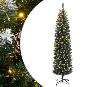 Árbol de Navidad artificial estrecho con 300 LEDs 180 cm von , Weihnachtsbäume - Ref: Foro24-3315780, Preis: 86,22 €, Rabatt: %