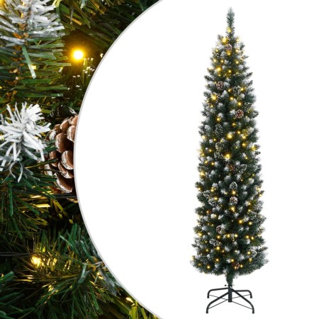 Árbol de Navidad artificial estrecho con 300 LEDs 180 cm by , Christmas trees - Ref: Foro24-3315780, Price: 86,22 €, Discount: %