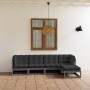 5-piece garden furniture set with solid pine wood cushions by vidaXL, Garden sets - Ref: Foro24-3076586, Price: 426,03 €, Dis...