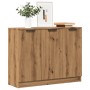 Aparador de madera de ingeniería roble artisan 90,5x30x70 cm von , Sideboards - Ref: Foro24-856843, Preis: 101,36 €, Rabatt: %
