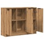 Aparador de madera de ingeniería roble artisan 90,5x30x70 cm von , Sideboards - Ref: Foro24-856843, Preis: 101,36 €, Rabatt: %