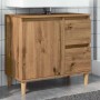Armario lavabo baño madera ingeniería roble artisan 65x33x60 cm von , Badezimmerwaschtische - Ref: Foro24-857121, Preis: 88,4...