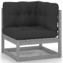 5-piece garden furniture set with solid pine wood cushions by vidaXL, Garden sets - Ref: Foro24-3076586, Price: 432,82 €, Dis...