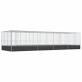 Pajarera con extensión de acero color plateado 932x307x212 cm von , Füße und Vogelkäfige - Ref: Foro24-3214279, Preis: 1,00 €...