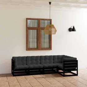5-piece garden furniture set with solid pine wood cushions by vidaXL, Garden sets - Ref: Foro24-3076608, Price: 569,12 €, Dis...