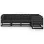 5-piece garden furniture set with solid pine wood cushions by vidaXL, Garden sets - Ref: Foro24-3076608, Price: 584,41 €, Dis...