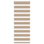 Estor cebra marrón arena tejido ancho 55,9 cm poliéster by , Blinds and blinds - Ref: Foro24-4014513, Price: 19,42 €, Discoun...