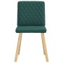 Sillas de comedor 4 unidades tela verde oscuro | Foro24.es | Tu tienda online para hogar, jardín y más Foro24.es