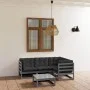 5-piece garden furniture set with solid pine wood cushions by vidaXL, Garden sets - Ref: Foro24-3076601, Price: 394,29 €, Dis...