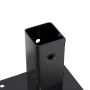 Bases para postes cuadradas 12 uds. Antracita 46x46 mm de , Postes de cerca - Ref: Foro24-42000019, Precio: 55,77 €, Descuent...