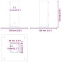 Bases para postes cuadradas 12 uds. Antracita 46x46 mm de , Postes de cerca - Ref: Foro24-42000019, Precio: 55,77 €, Descuent...