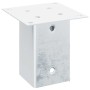 Bases para postes cuadradas 4 uds. Plata 91x91 mm de , Postes de cerca - Ref: Foro24-42000010, Precio: 24,70 €, Descuento: %