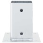 Bases para postes cuadradas 4 uds. Plata 91x91 mm de , Postes de cerca - Ref: Foro24-42000010, Precio: 24,70 €, Descuento: %