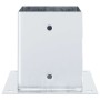 Bases para postes cuadradas 4 uds. Plata 101x101 mm de , Postes de cerca - Ref: Foro24-42000012, Precio: 25,91 €, Descuento: %