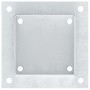Bases para postes cuadradas 4 uds. Plata 101x101 mm de , Postes de cerca - Ref: Foro24-42000012, Precio: 25,91 €, Descuento: %