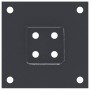 Bases para postes cuadradas 12 uds. Antracita 71x71 mm de , Postes de cerca - Ref: Foro24-42000025, Precio: 67,74 €, Descuent...
