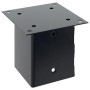 Bases para postes cuadradas 12 uds. Antracita 121x121 mm de , Postes de cerca - Ref: Foro24-42000033, Precio: 85,38 €, Descue...