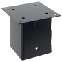 Bases para postes cuadradas 12 uds. Antracita 101x101 mm de , Postes de cerca - Ref: Foro24-42000031, Precio: 84,85 €, Descue...