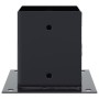 Bases para postes cuadradas 12 uds. Antracita 101x101 mm de , Postes de cerca - Ref: Foro24-42000031, Precio: 84,85 €, Descue...