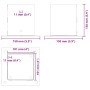 Bases para postes cuadradas 12 uds. Antracita 101x101 mm de , Postes de cerca - Ref: Foro24-42000031, Precio: 84,85 €, Descue...